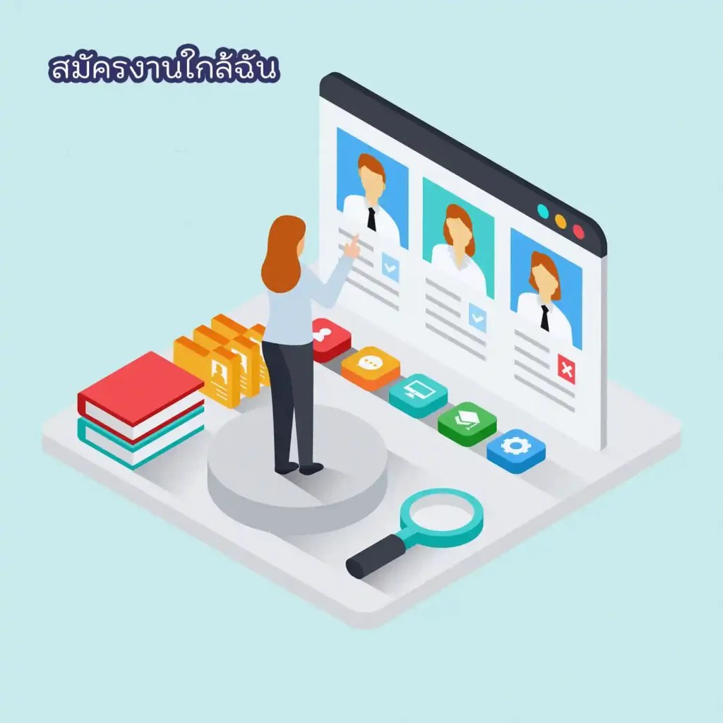 สมัครงานใกล้ฉัน